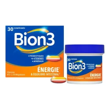 Bion3 Gleichgewicht und Darmgleichgewicht - Packung mit 30 Tabletten