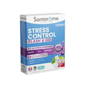 Stresskontrolle Flash&Go Santarome - Packung mit 15 Tabletten