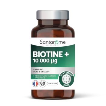 Biotin+ 10000ug Santarome - 60 Kapseln