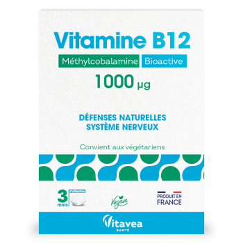 Vitamin B12 1000 µg Vitavea - Packung mit 90 Tabletten