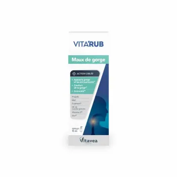 Vita'Rub Halsschmerzen Vitavea - Spray von 15 ml
