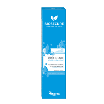 Nachtcreme mit Hyaluronsäure Bio Secure - Tube mit 50 ml