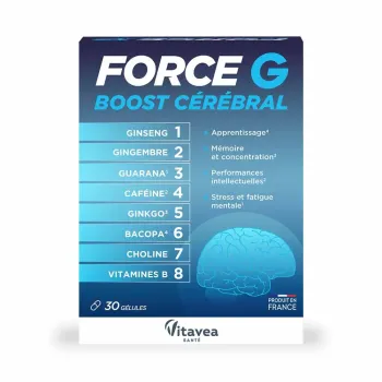 Force G Gehirn-Booster Vitavea - Packung mit 30 Kapseln
