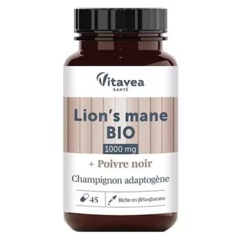 Lion's Mane bio 1000mg Vitavea - 45 gélules