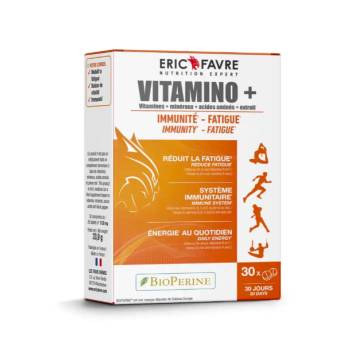 Vitamino+ Immunität-Müdigkeit Eric Favre - Packung mit 30 Tabletten
