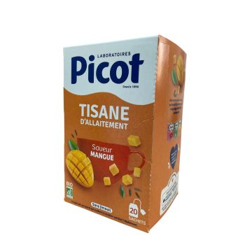 Stilltee mit Mango-Geschmack von Picot - 20 Beutel pro Packung