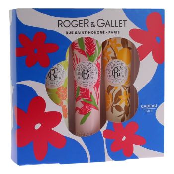 Trio Handcremes mit Osmanthusblüte, rotem Ingwer, Orangenholz von Roger & Gallet - Set mit 3 Cremes à 30 ml