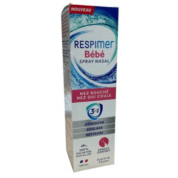 Spray Nasenspray für Babys bei verstopfter Nase Respimer - Spray von 100 ml