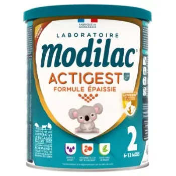 Actigest angereicherte Formel Milch 2. Alter Modilac - Dose von 800g