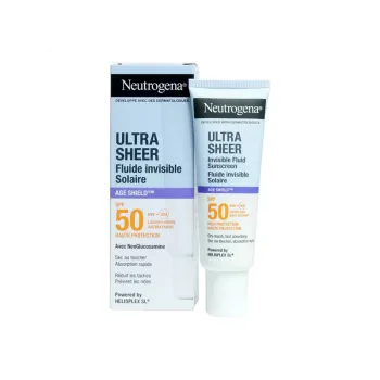 Ultra Sheer Unsichtbare Sonnenfluid Age Shield SPF50 Neutrogena - Tube mit 50ml