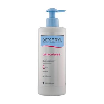 Nährende, parfümfreie Dexeryl Essentiel Milch - Pumpflasche mit 500 ml
