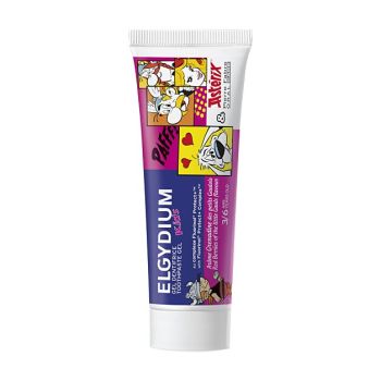 Asterix Zahnpasta für Kinder 3/6 Jahre Grenadine-Geschmack Elgydium - Tube mit 50 ml