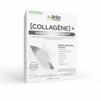 Kollagen+ dermo-restrukturierend Arkopharma - Packung mit 60 Kapseln