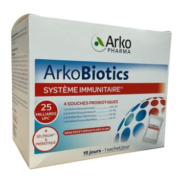 Arkobiotics Immunsystem Arko Pharma - Packung mit 15 Beuteln