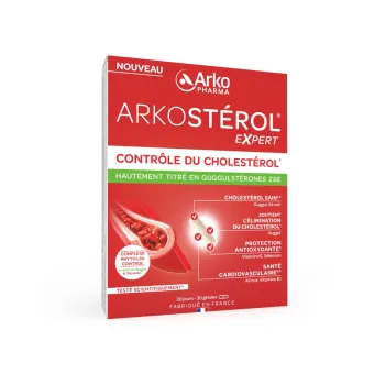 Arkostérol Expert Cholesterin-Kontrolle Arkopharma - Packung mit 30 Kapseln