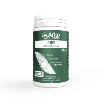 Liposomales Eisen 14mg Arkopharma - 60 Kapseln