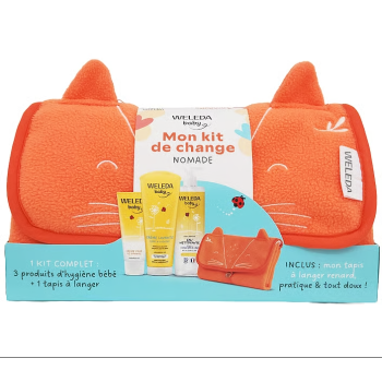 Mein Weleda Wickelset für unterwegs - 3 Produkte + 1 Wickelunterlage