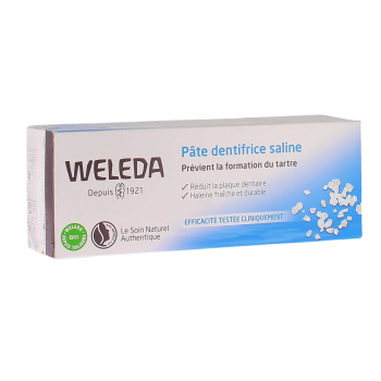 Salz-Zahnpasta Weleda - Tube mit 75ml