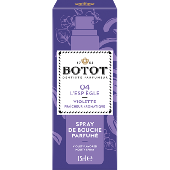 Parfümiertes Mundspray Veilchen 04 l'Espiègle Botot - Spray von 15 ml