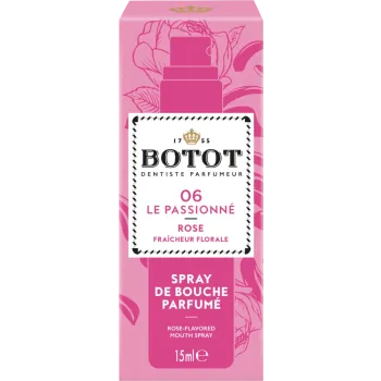 Parfümiertes Mundspray Rose 06 der Passionné Botot - Spray mit 15 ml
