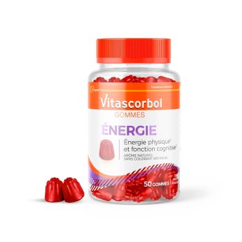 Vitascorbol Gummis Energie Cooper - Dose von 50 Gummis