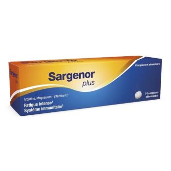 Sargenor plus Arginine, Magnesium, Vitamin C - Tube mit 14 Brausetabletten