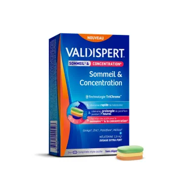Schlaf und Konzentration Melatonin 1,9mg Valdispert - Packung mit 24 Tabletten