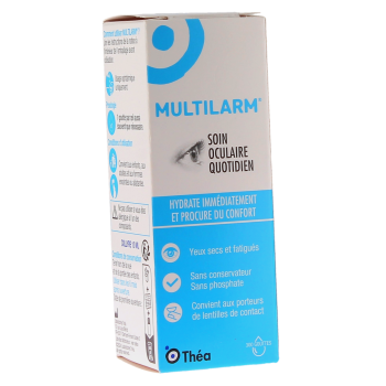 Multilarm Augentropfen tägliche Augenpflege Théa - Flasche mit 10 ml