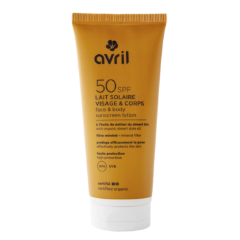 Sonnenschutzmilch Gesicht & Körper LSF50 April - Tube mit 100ml