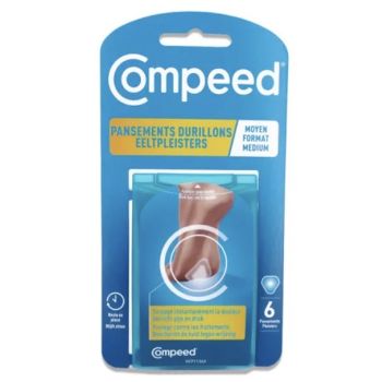 Hühneraugenpflaster mittel Compeed - Packung mit 6 Pflastern
