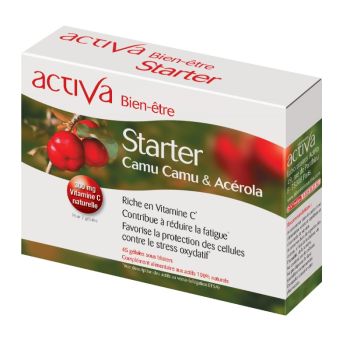 Wohlbefinden Starter Camu-Camu und Acerola Activa - Packung mit 45 Kapseln