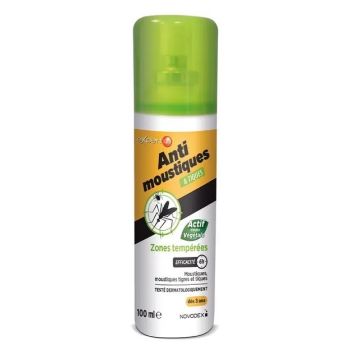 Experte 1.2.3 Insektenschutzspray gegen Mücken und Zecken für gemäßigte Zonen Novodex - Spray mit 100 ml