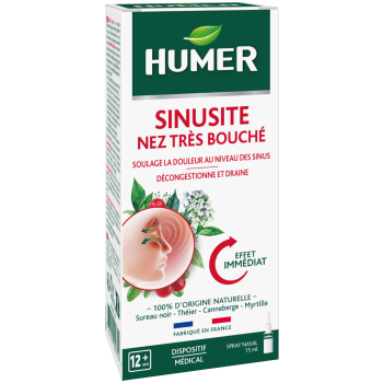 Sinusitis Sehr verstopfte Nase Humer - Flasche mit 15 ml