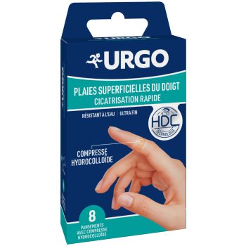 Fingerpflaster Schnelle Heilung Urgo - Packung mit 8 Pflastern