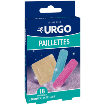 Glitzerpflaster Urgo - Schachtel mit 18 Pflastern