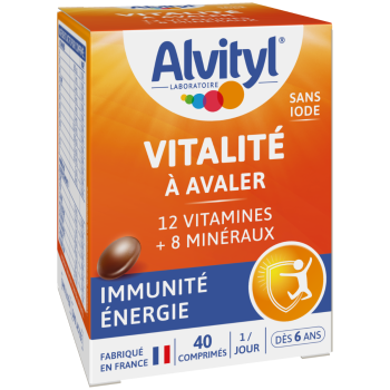 Vitalität zum Schlucken Alvityl - Packung mit 40 Schlucktabletten