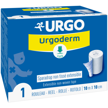 Urgoderm Vliesstoff-Pflaster dehnbar Urgo - Rolle von 10 m x 10 cm