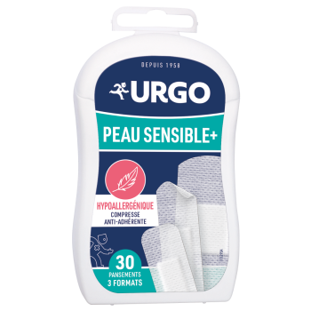 Pflaster für empfindliche Haut + Urgo - Packung mit 30 Pflastern