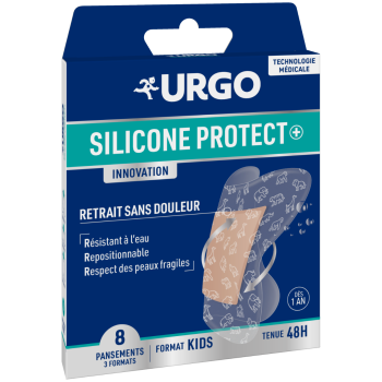 Silicone-Schutzinnovation Pflaster Format Kinder Urgo - Schachtel mit 5 Pflastern