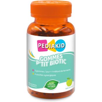 Pediakid Gummis p'tit biotic Ineldea - 60 Gummis Dose