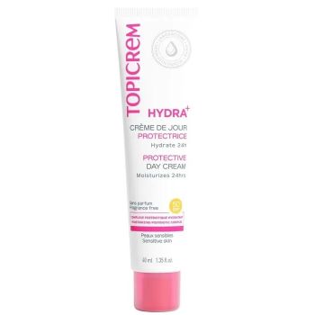 Hydra+ schützende Tagescreme SPF50 Topicrem - Tube mit 40 ml