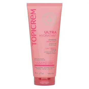 Ultra-hydratisierendes sanftes 3-in-1 Peeling Topicrem - Tube mit 200 ml