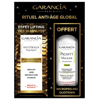 Globales Anti-Aging-Ritual Mysteriös Auffüllend + Magischer Gesichtsspray geschenkt Garancia - 2 Pumpflaschen à 30ml