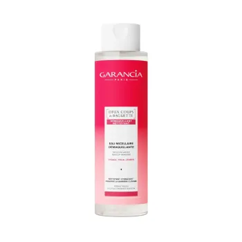 Zwei Schläge von Garancia Mizellenwasser Make-up Entferner - Flasche mit 400 ml