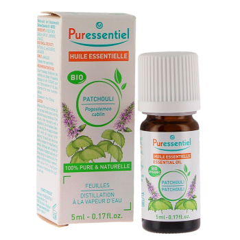 Bio-Patchouli ätherisches Öl Puressentiel - 5ml Tropfflasche