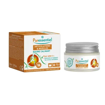 Beruhigender Balsam für Gelenke und Muskeln Puressentiel - 30ml Tiegel