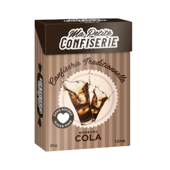 Cola-Bonbons ohne Zucker Ma Petite Confiserie - Dose mit 36,5 g