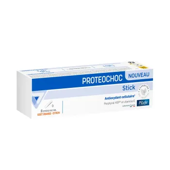 Proteochoc antioxidativer Zellstick Orange - Zitrone Pileje - Schachtel mit 6 Sticks à 5 ml