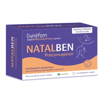 Natalben Präkonzeption Labor Effik - Packung mit 60 Kapseln
