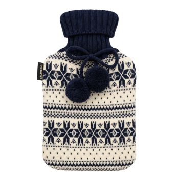 Bouillotte à eau et sa housse tricot étoile du nord Calindoo - 2L